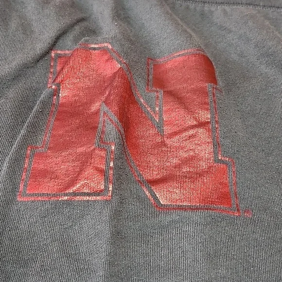 VINTAGE VS PINK 2012 NEBRASKA HUSKERS RED SHINE FLEECE JOGGERS 5TH & OCEAN XS - Picture 5 of 12